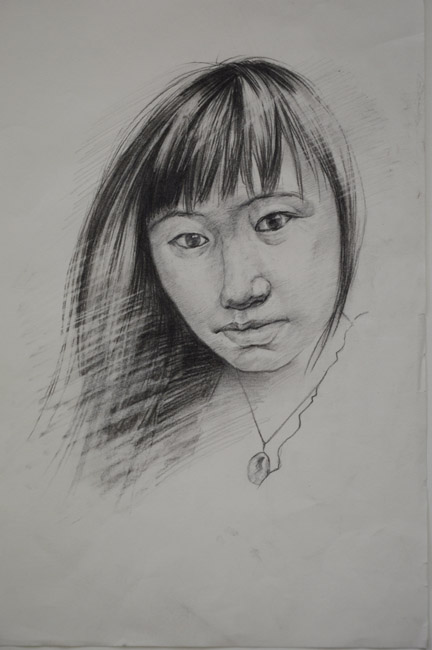 作品:速写(三)尺寸:8K