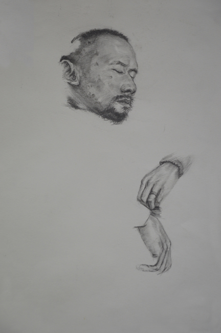 作品:素描(三)尺寸:8K