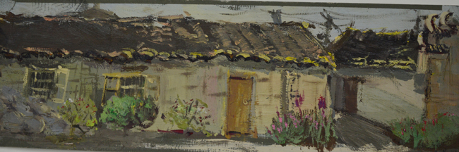 作品:仙居写生(四)尺寸:53CM×18CM