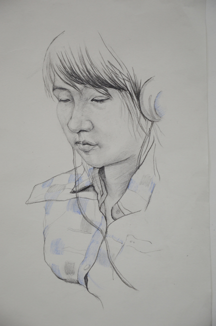作品:速写(五)尺寸:8K